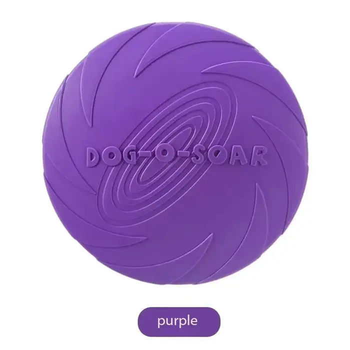 Disque volant flottant pour chien, jouet Durable, résistant aux morsures, pour l'entraînement des an