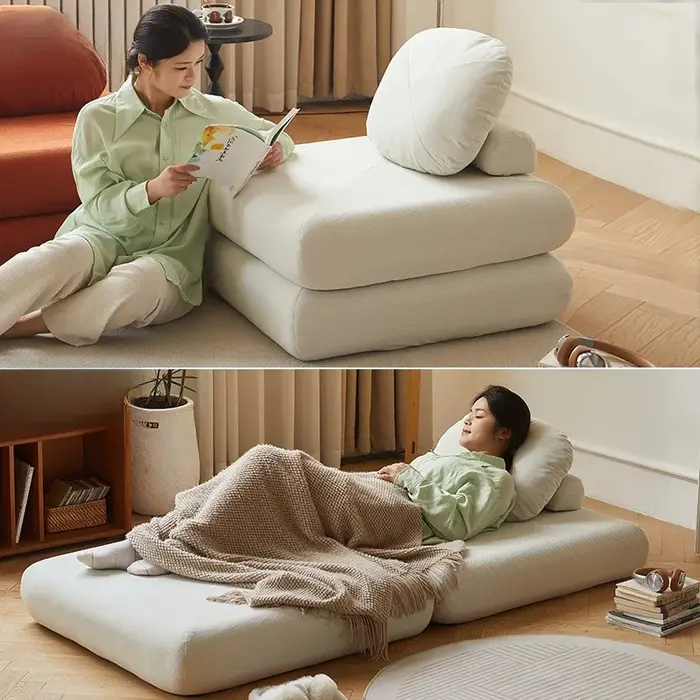Canapé paresseux pour une personne, détachable et lavable, meubles de maison, salon, canapé-lit, dou