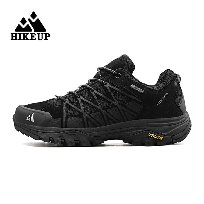 HIKEUP-Chaussures de randonnée en plein air pour hommes, bottes de trekking décontractées, baskets d