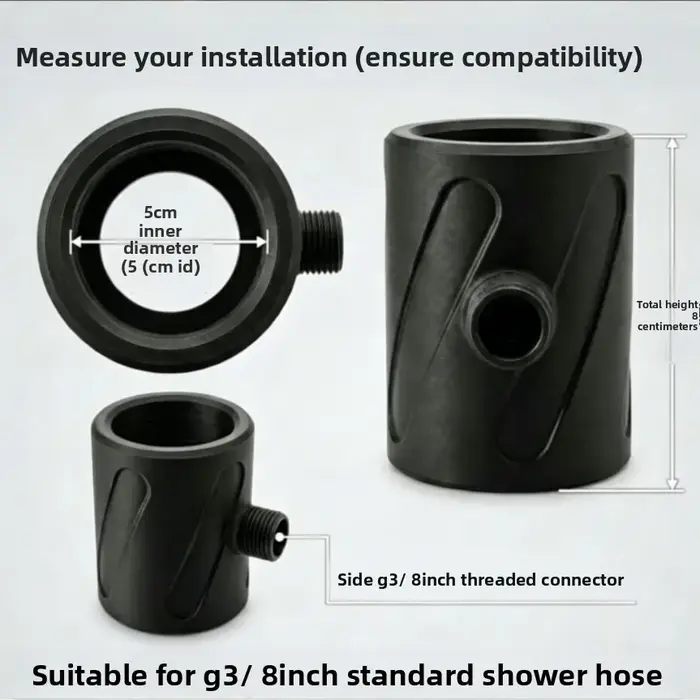 Pommeau de douche haute pression portable pour hommes