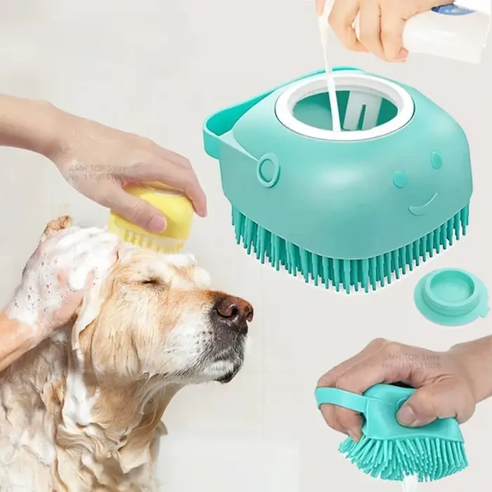 Brosse de bain pour chien