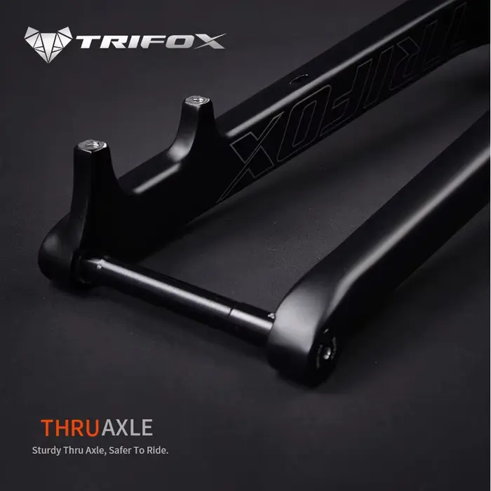 TRIFOX-Fourche VTT en fibre de carbone TMK200 29er, axe traversant 15x110mm, 1-1/8 "-1-1/2", accesso
