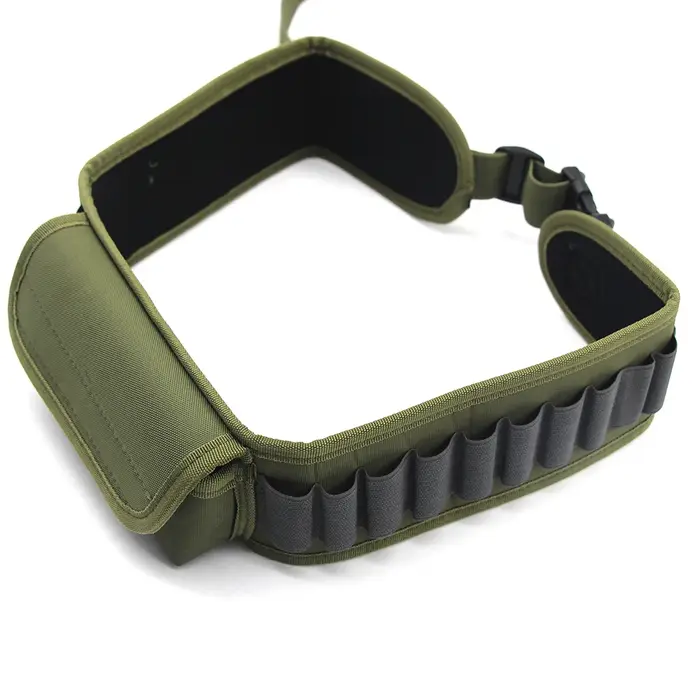 Ceinture de bandolier tactique pour fusil de chasse avec poche et fermeture rapide pour chasseur capacité 30 cartouches occasions spéciales et cadeaux