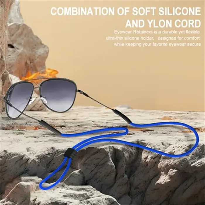 Sangle de lunettes de sport, support de lunettes de soleil pour hommes et femmes, retenue de lunette
