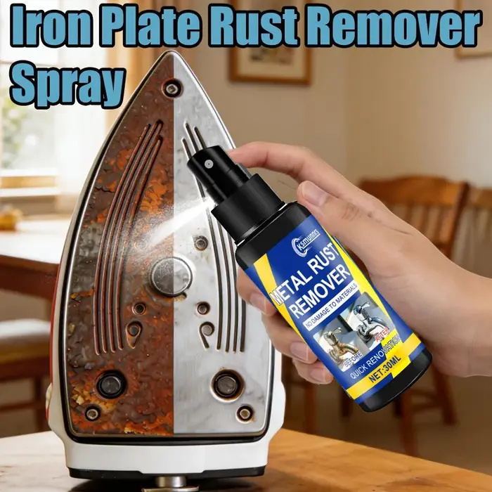 Décapant de rouille métallique multifonctionnel - Spray anti-rouille et polissant, pour défroisseurs