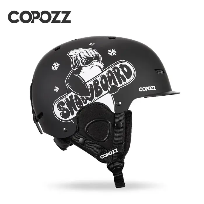COPOZZ nouveau casque de Ski unisexe certificat casque de Ski Anti-impact semi-couvert pour adultes 