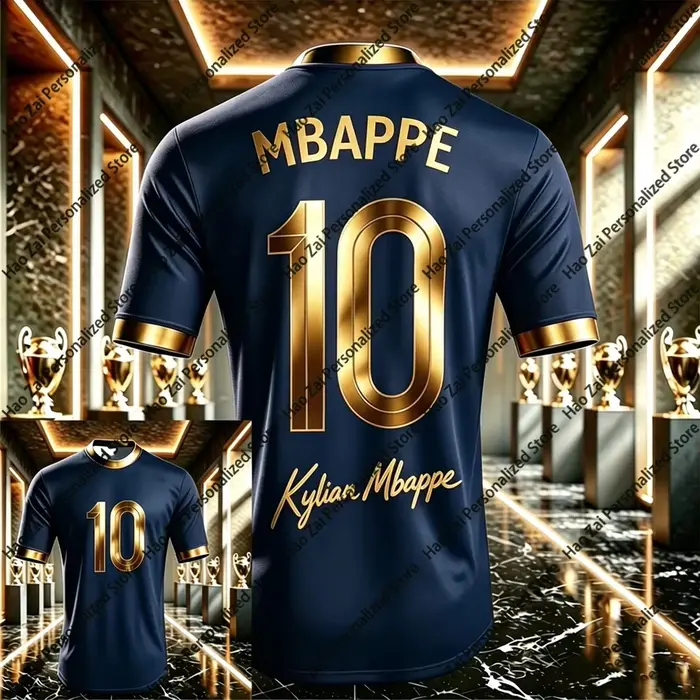 Maillot/T-shirt de football édition spéciale Mbappé 2026 — Maillot/T-shirt de l'équipe nationale de 