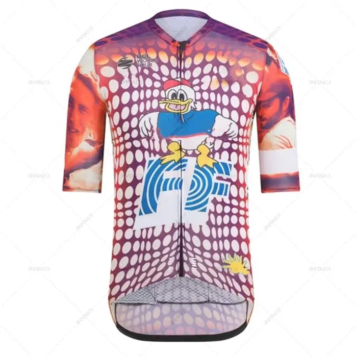 Vêtements de cyclisme pour hommes, ensemble maillot de vélo à manches courtes, vêtements de VTT, com
