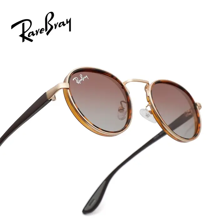 Lunettes de soleil classiques rondes RareBray, UV400, polarisées, lunettes de mode de haute qualité,