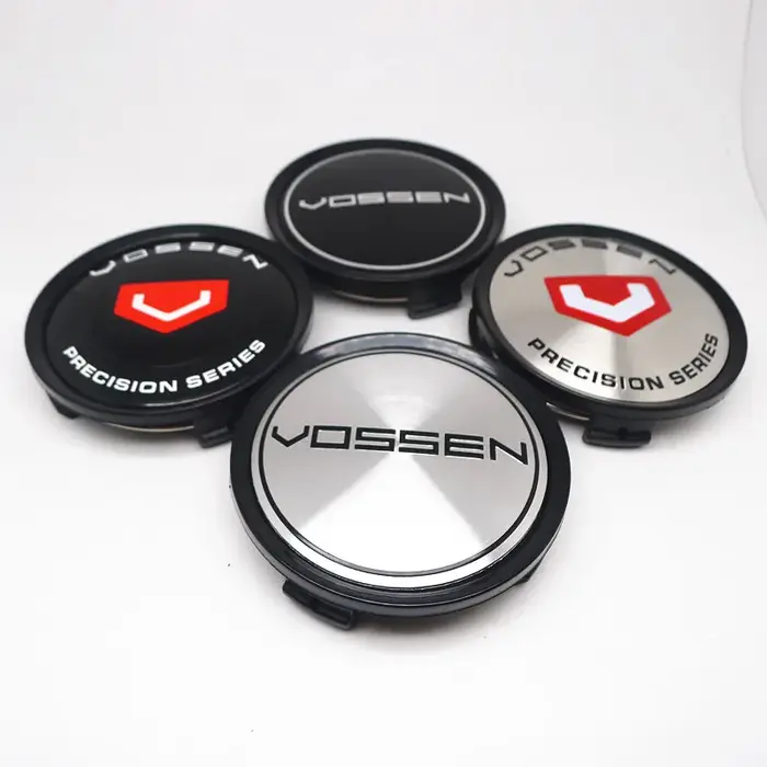 4 pièces 75mm 70mm Vossen capuchons de moyeu central de roue enjoliveurs jantes de voiture insigne d