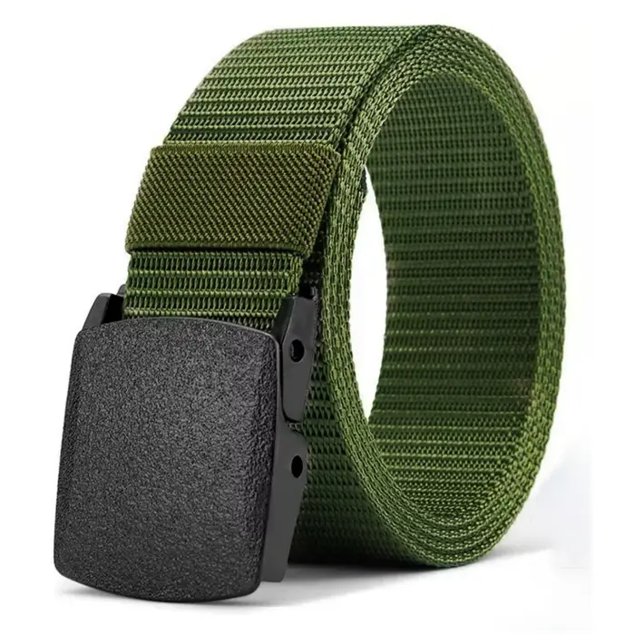 Ceinture en Nylon à boucle automatique pour hommes, 2 pièces, pour la chasse en plein air, tactique 