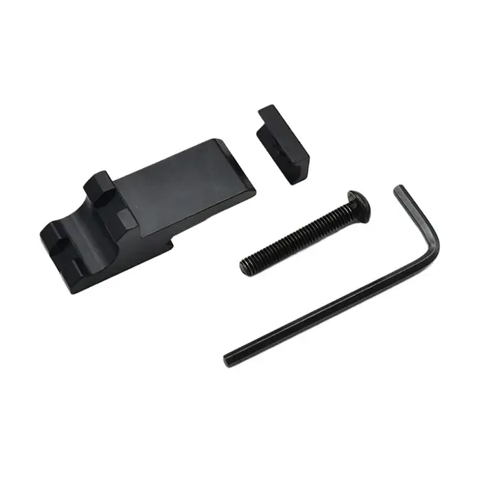 Adaptateur latéral décalé d'angle de 45 degrés RTS 20mm, Rail Picatinny, lampe de poche tactique, po