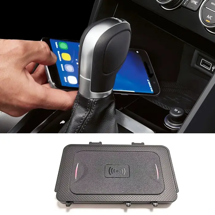 Chargeur sans fil de voiture pour VW t-cross t-roc Jetta MK7 Teramont Phideon 15w chargeur de téléph