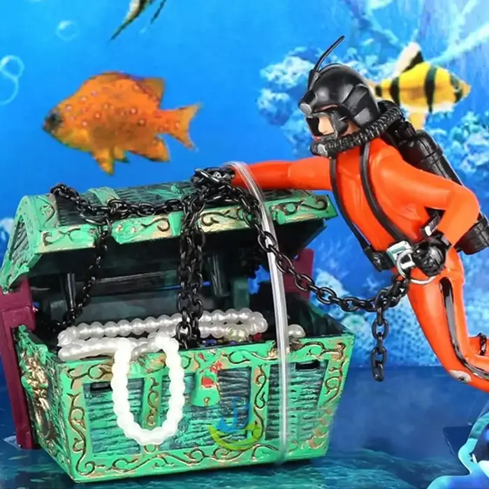 Décor d'aquarium de dessin animé