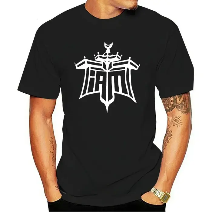 T-shirt graphique en coton pour hommes