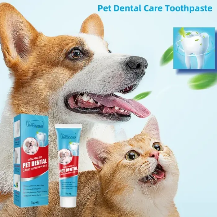 Yegbong dentifrice pour animaux de compagnie pour chiens haleine fraîche nettoyage buccal mauvaise h
