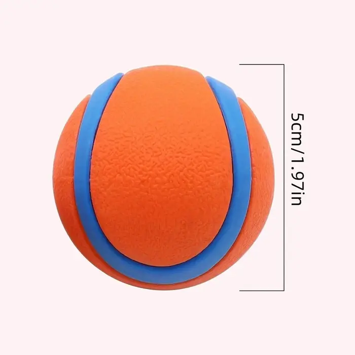 Jouet interactif de balle gonflable en caoutchouc pour chien, pour l'entraînement et soulager l'ennu