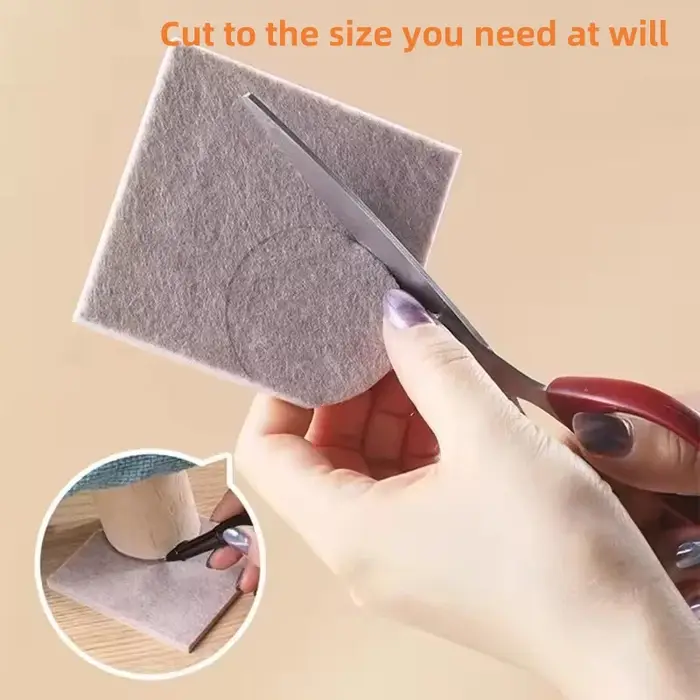 Coussinets de pieds de chaise en feutre, 3mm d'épaisseur, tapis de protection contre les rayures pou