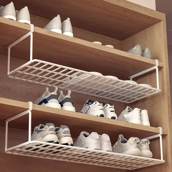 Étagère à chaussures créative en couches, 1/2 pièces, pour maison, dortoir, bureau, armoire à chauss