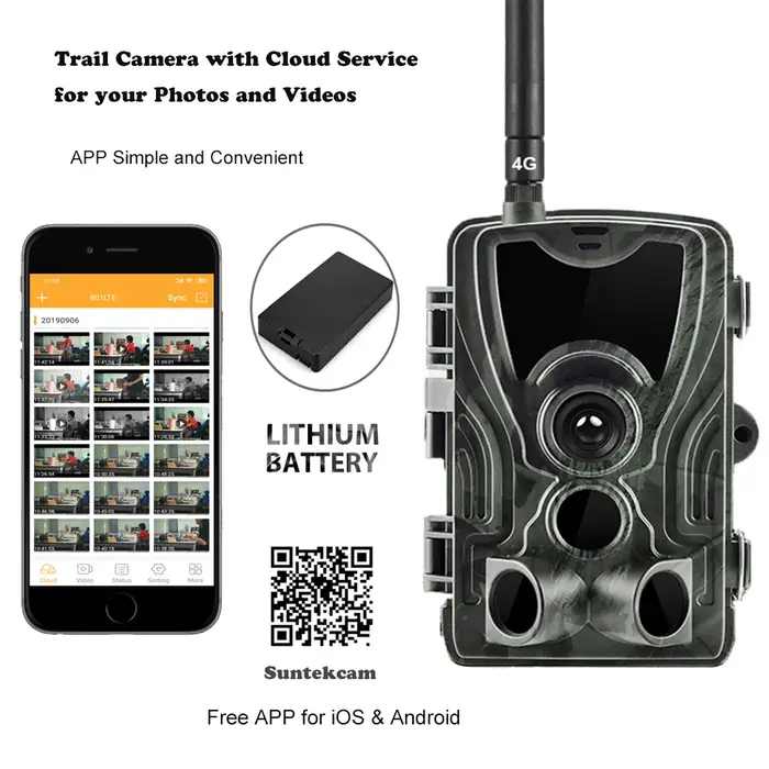 Caméra de chasse HC801PROLI 4K avec service cloud