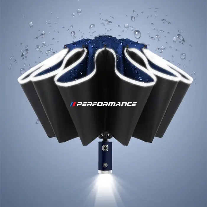 Parapluie existent avec Rayures de Moulage, Lumière LED, pour BMW X5 E53 E70 F15 G05 X6 E71 E72 F16 