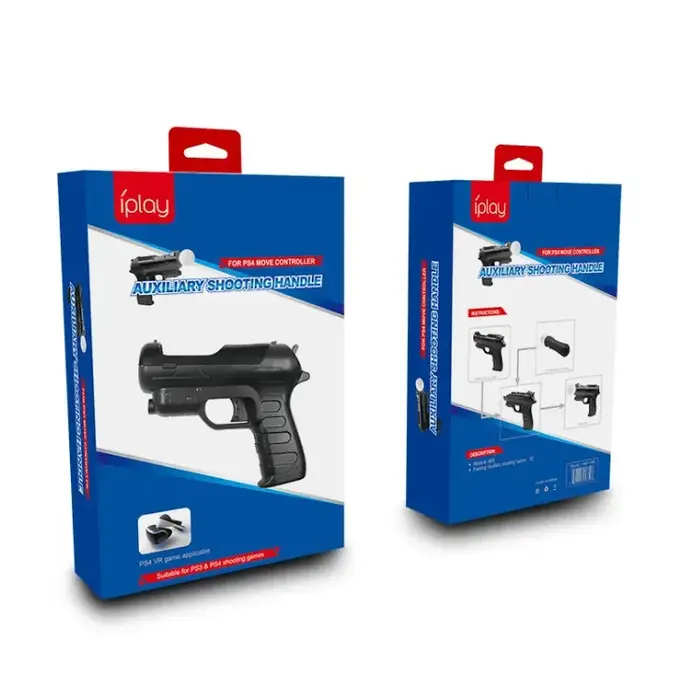 Pistolet léger de jeu de tir auxiliaire pour PS4, poignée VR, contrôleur PS MOVE, poignées somatosen