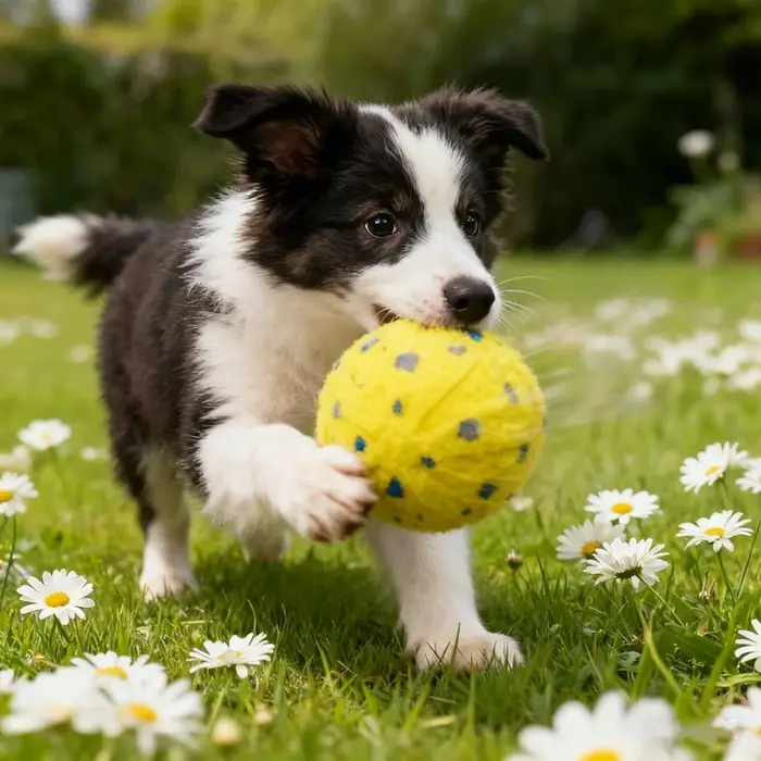 Jouet pop-corn sautillant pour chiens intelligent, balle interactive pour promenade et jeux, pour chiens de toutes races, cadeau pour occasions spéciales