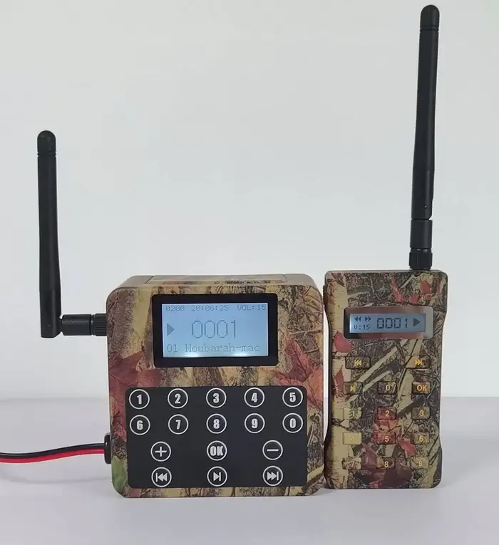 Appel d'oiseaux électronique 100W avec réglage mot de passe - Pour cailles, canards et oies
