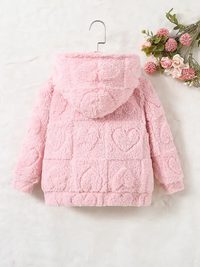 Manteau à capuche en cachemire pour filles, nouvelle mode printemps et automne pour enfants, 1 pièce