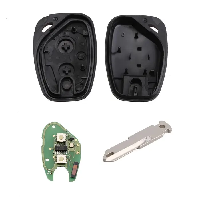 KEYYOU – Clé Télécommande à 2 Boutons pour Renault, Contrôleur de Circulation Vivaro Movano Kangoo, 