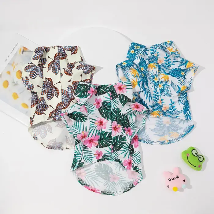 Chemise hawaïenne pour chien