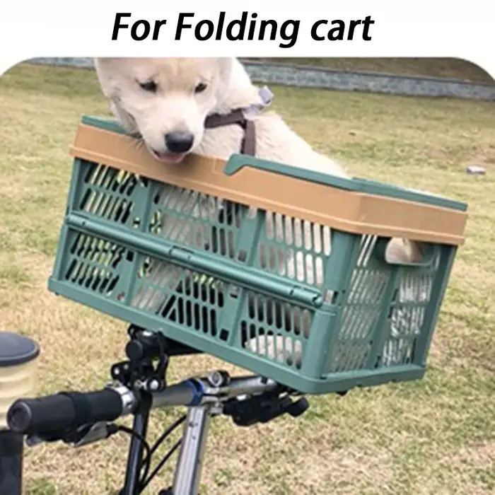 Paniers de vélo pliables pour animaux de compagnie, panier de voyage en plein air pour chiens, range