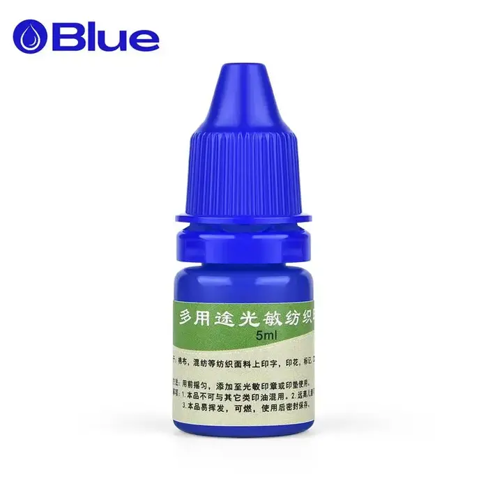 Encre pour vêtements textiles, 5ml, bleu, rouge, noir, encre spéciale pour étudiants, enfants, nom, 