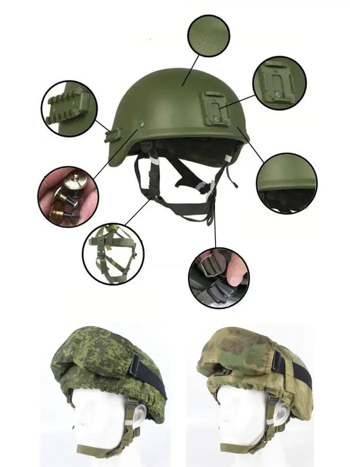 Housse réplique casque russe 6B47 Ratnik EMR SSO pour protection tactique chasse