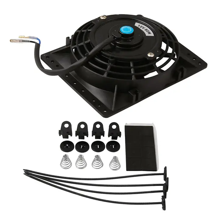 Ventilateurs de refroidissement de radiateur mince 650CFM de 6 pouces, ventilateur électrique univer