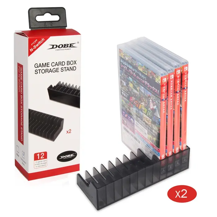 Boîte de rangement pour cartes de jeu, 2 pièces/lot, Support de disque CD pour Nintendo Switch OLED 