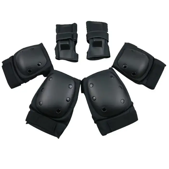 Casque professionnel à 6 patins de protection pour adultes, patins à roulettes, scooter, poignet, co