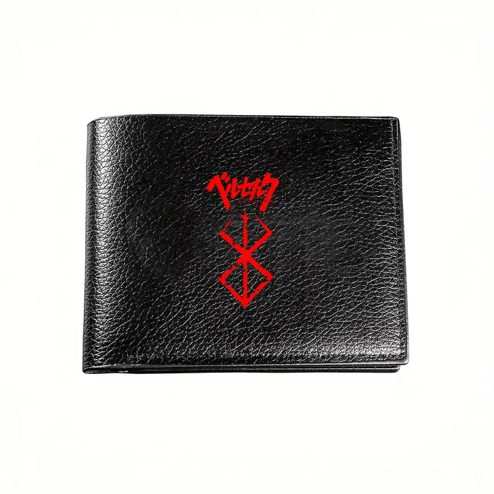 Logo de la marque Berserk : portefeuille élégant pour hommes, joli design pratique, graphique créati