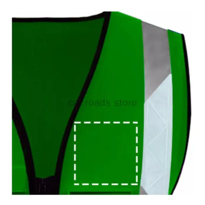Veste de sécurité haute visibilité personnalisable pour motards et travailleurs du bâtiment en polyester avec logo imprimé et couleurs vibrantes pour diverses occasions
