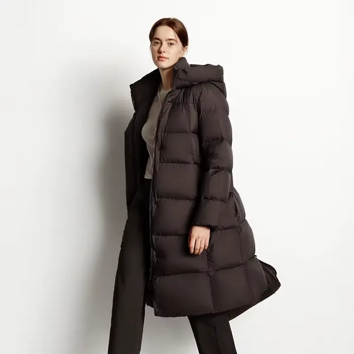 Doudoune longue pour femme Semir, 90% duvet de canard, imperméable, anti-taches, nouvelle collection