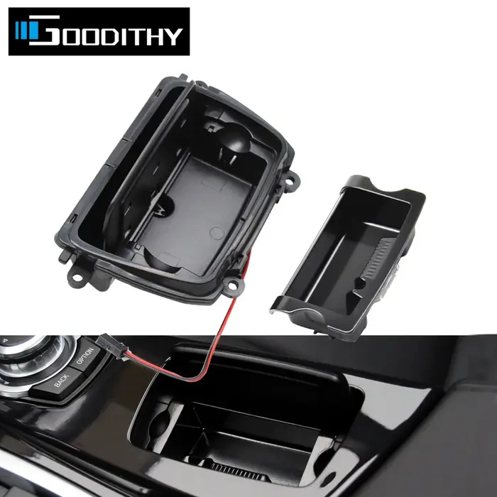Ensemble de cendrier de Console centrale ABS, couvercle de boîte de doublure pour BMW série 5 F10 F1