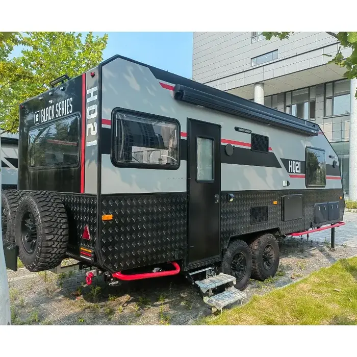 Remorque de camping familiale de grande taille pour les voyages de chasse, vente chaude personnalisé