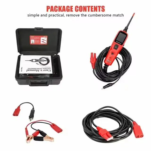 Autel-Testeur de circuit automatique PowerScan PS100, AVOmètre de diagnostic, Outil de test automobi