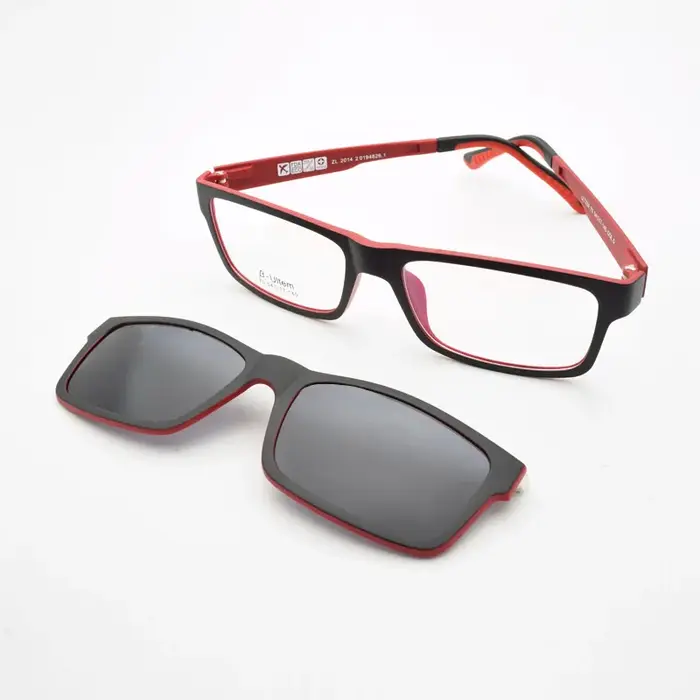 Lunettes de soleil ultra-légères à clip magnétique, monture de myopie, lunettes polarisées, lunettes