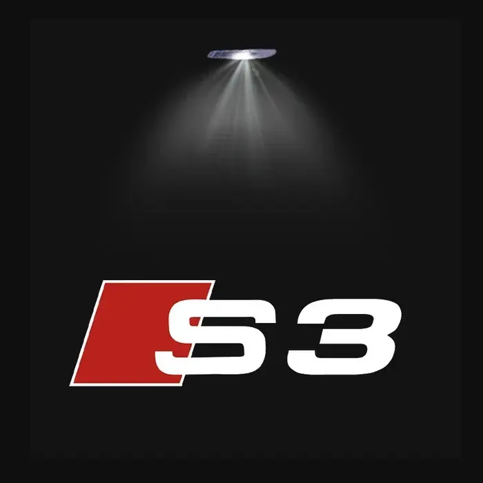 Lumière de bienvenue Led avec logo de porte de voiture, pour Audi A4 B5 B6 B7 B8 B9 A1 A3 8V 8P 8L A