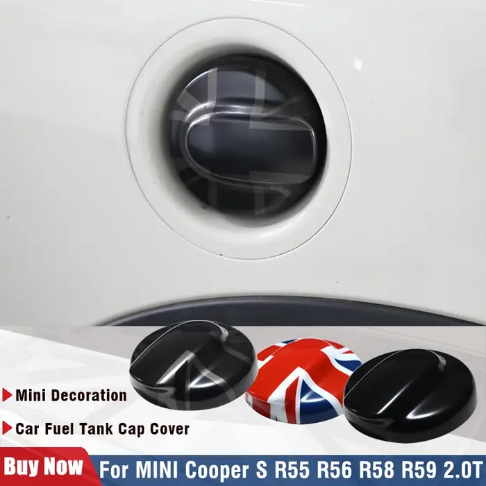 Couvercle de réservoir de carburant noir en plastique, flambant neuf, pour MINI Cooper S JCW R55 R56