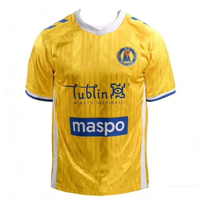 Nouveau Maillot de Foot Homme 2026 Dernière Collection Équipe Nationale Polonaise – T-shirt d'Entraînement de Football à Séchage Rapide pour Fans, Motif Lublin, Idéal Plage