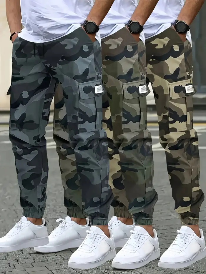 Pantalon cargo ripstop tactique jogger homme travail chasse randonnée extérieur