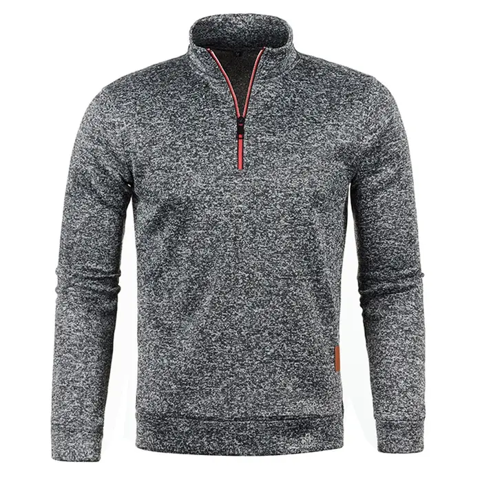 Hommes pull hommes plus épais sweats demi pull à fermeture éclair pour homme à capuche homme sweat a