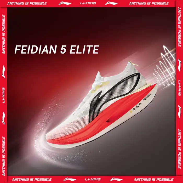 Li-Ning – chaussures de course unisexes FEIDIAN 5 ELITE, SUPER BOOM, plaque en fibre de carbone, bas